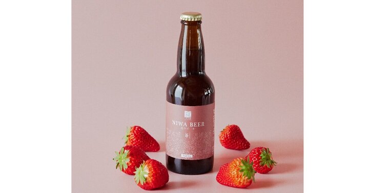 New Release of Original Strawberry Craft Beer 'NIWA BEER ICHIGO'